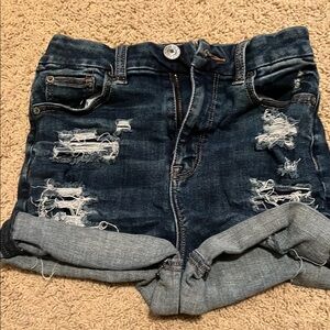 American Age Dark Blue Denim Shorts